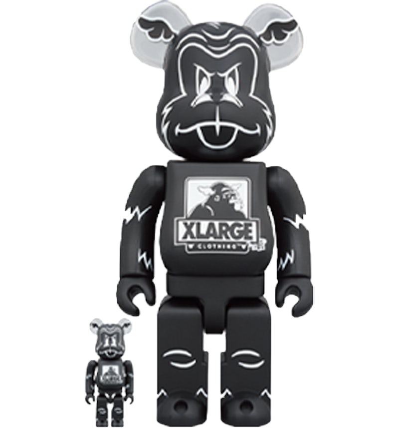 Bearbrick XLARGE x D*Face 100% & 400% Set Black - US Bearbrick XLARGE x D*Face 100% & 400% Set Black - US