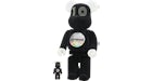 Bearbrick atmos 10th Anniversary 100% & 400% Set Black