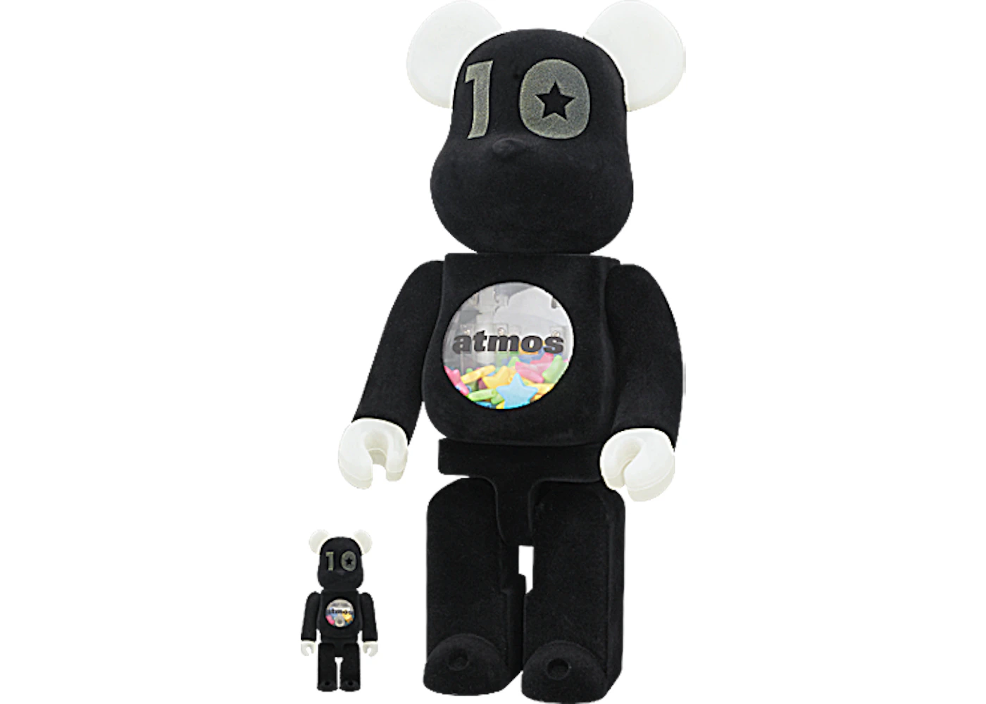 送料無料 非冷凍品同梱不可 BE@RBRICK atmos 10thAnniversary 400%100