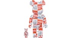Bearbrick atmos x Coca-Cola 100% & 400% Set Checkerboard