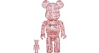 Bearbrick atmos x Coca-Cola 100% & 400% Set Clear Body