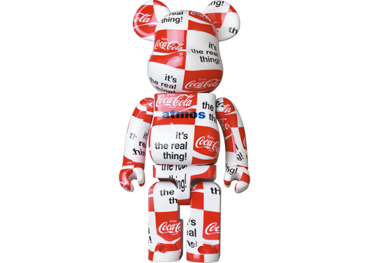 Bearbrick atmos x Coca-Cola 1000% CHECKERBOARD