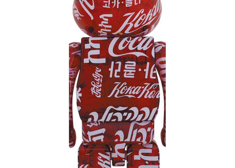 Bearbrick atmos x Coca-Cola 1000% Clear Red - GB