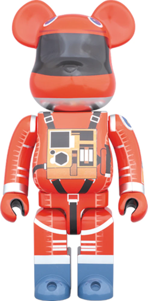 Bearbrick x 2001 A Space Odyssey Space Suit 1000% Orange
