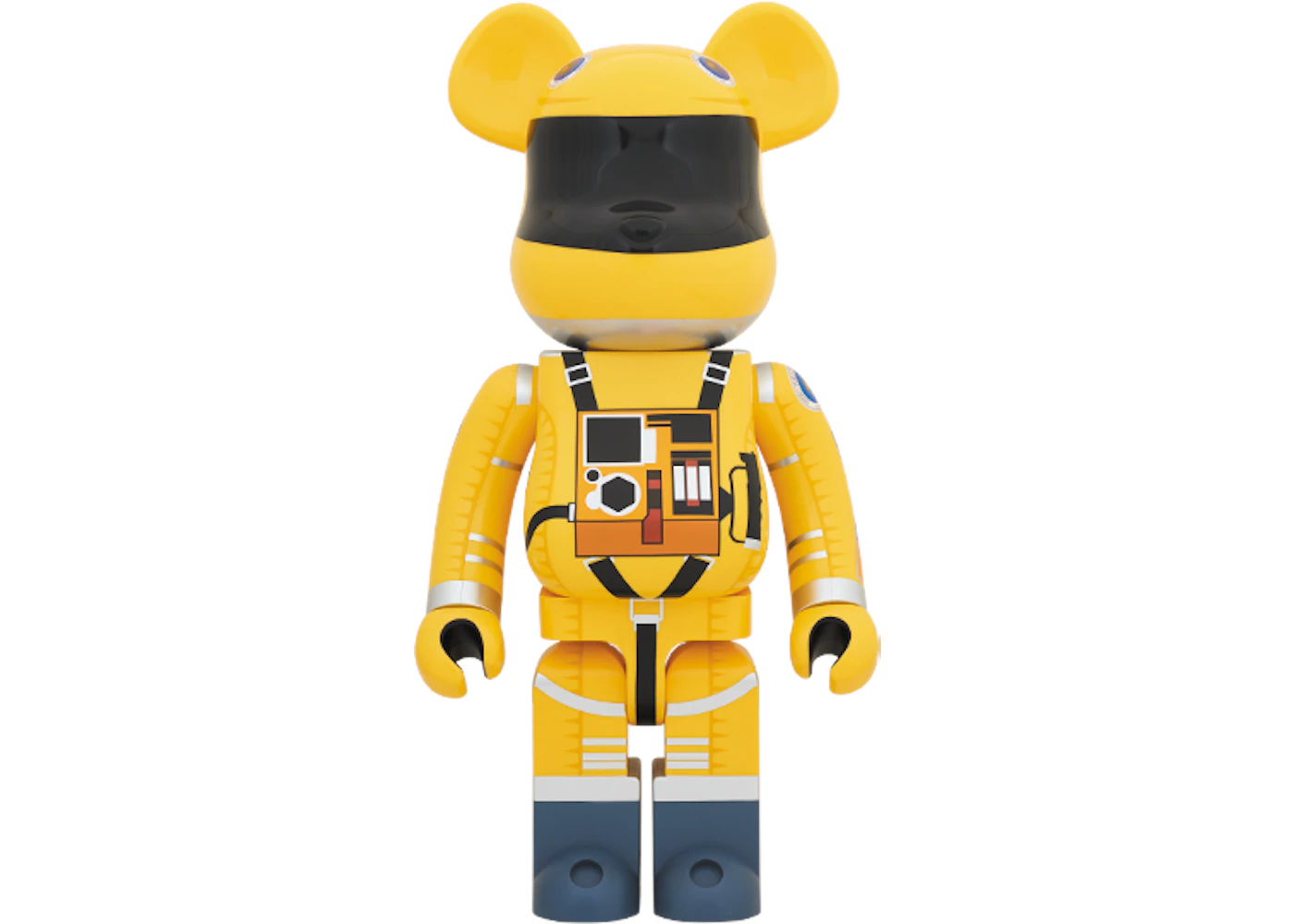 Bearbrick x 2001 A Space Odyssey Space Suit 1000 Yellow
