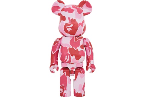 Bearbrick x A Bathing Ape ABC Camo 1000% Pink - US Bearbrick x A Bathing Ape ABC Camo 1000% Pink - US