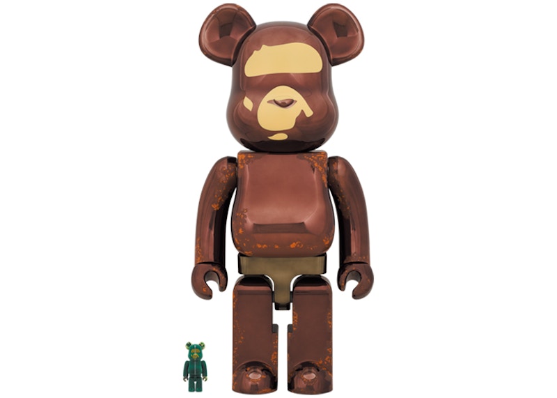 Bearbrick x Bape Readymade 100％ & 1000％ 柔らかな質感の - ミリタリー