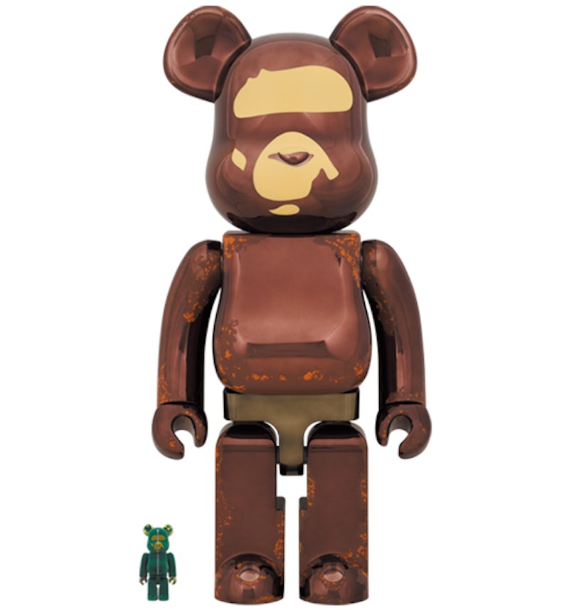 Bearbrick x A Bathing Ape x Readymade 100% 1000% Set (2021