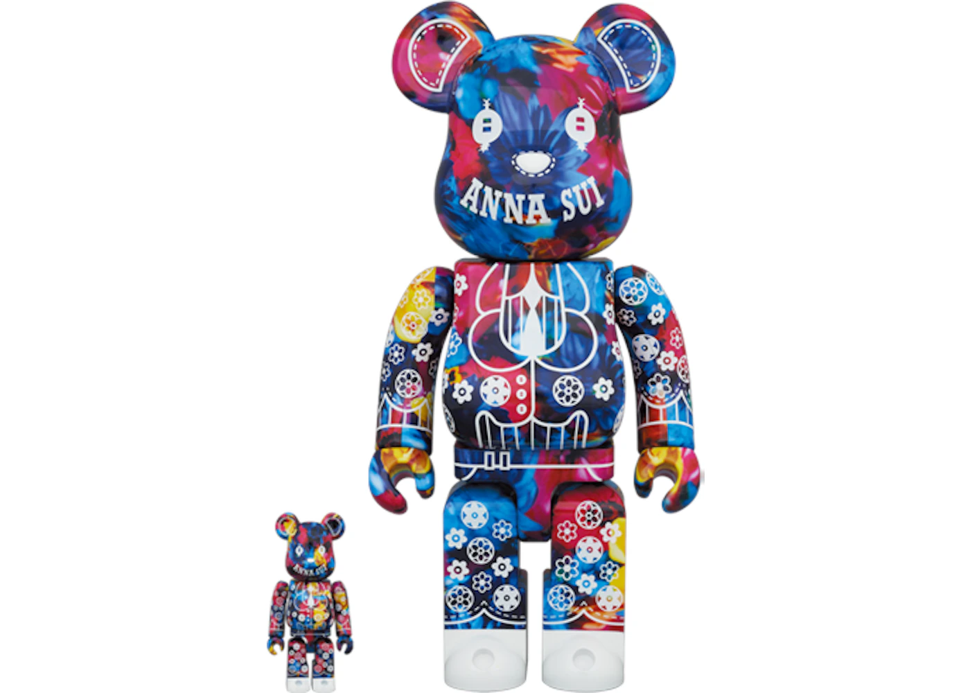 Bearbrick x ANNA SUI x M / mika ninagawa 100% & 400% Set - US