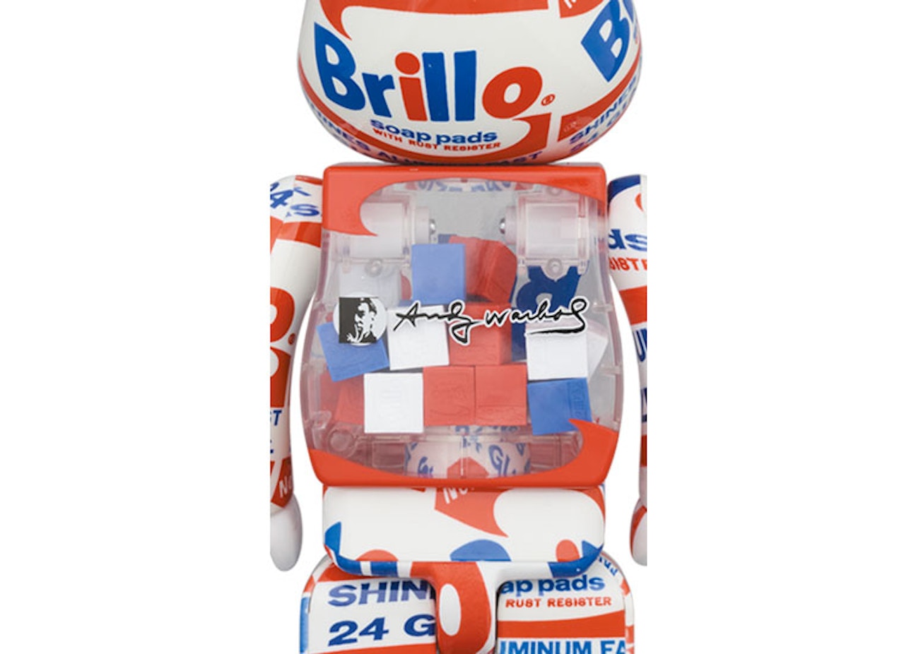 Bearbrick ANDY WARHOL Brillo 2022 1000%+lakemcare.co.uk