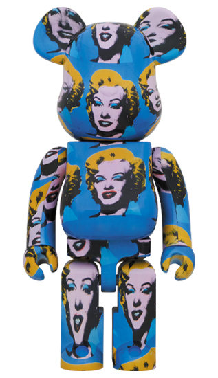 Bearbrick x Andy Warhol x Marily Monroe 1000% - JP