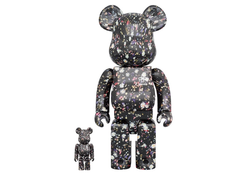 Bearbrick x Anever 100% u0026 400% Set Black