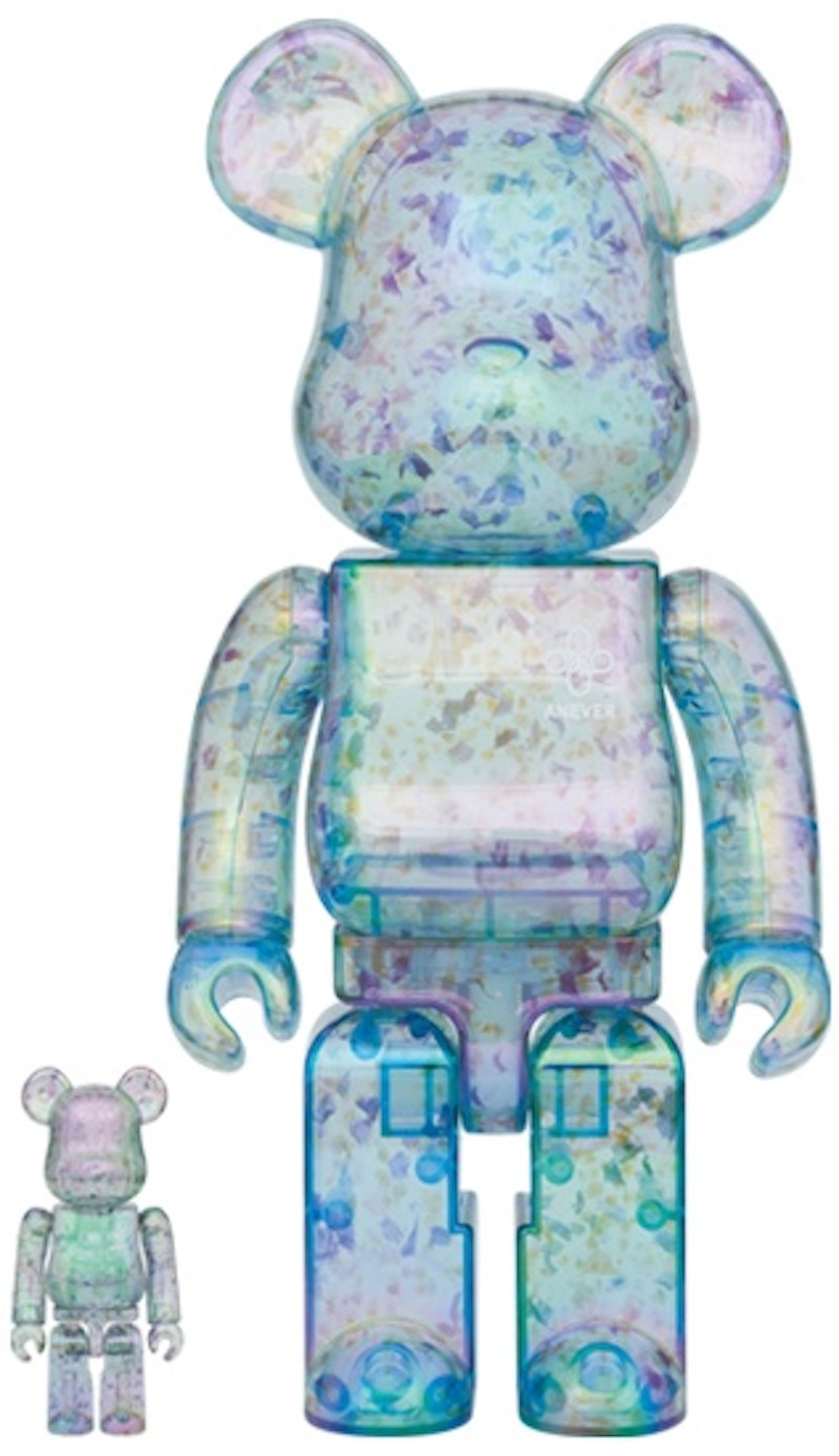 Bearbrick x Anever 3rd Ver. 100% & 400% Set Blue - JP