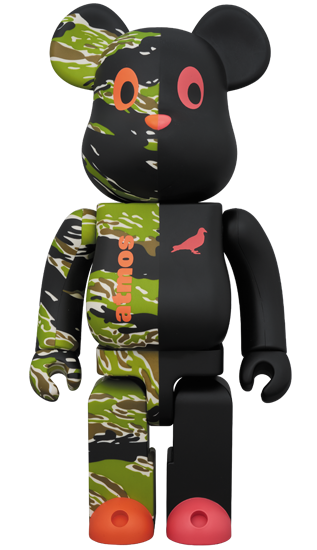 Bearbrick x Atmos x Staple #2 100% u0026 400% Set Black/Green - US