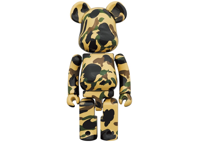 Bearbrick x BAPE 1st Camo Chogokin 200% Yellow