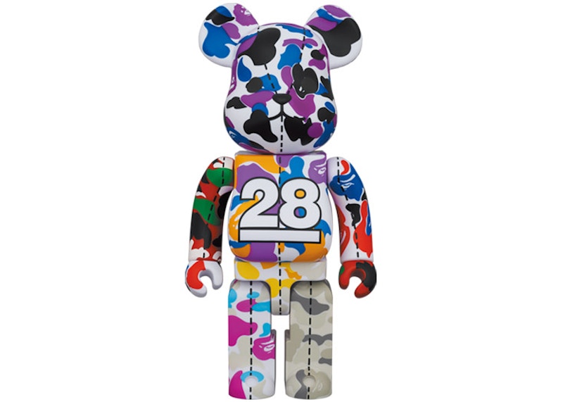 Bearbrick x BAPE 28th Anniversary Camo #2 400% - GB