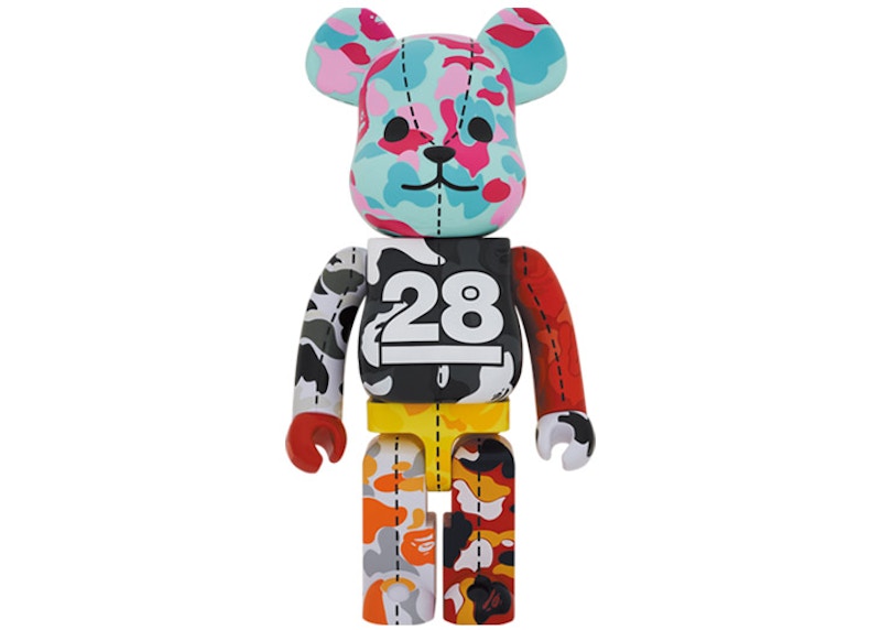 Bearbrick x BAPE 28th Anniversary Camo #3 1000% - US