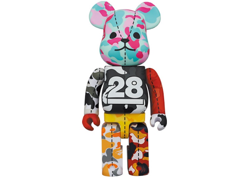 Bearbrick x BAPE 28th Anniversary Camo #3 400% - US