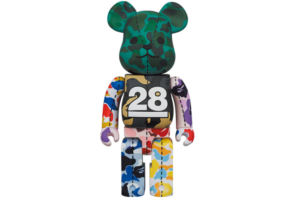 Bearbrick X Bape 28th Anniversary Camo 4 400 Us Bearbrick X Bape 28th Anniversary Camo 4 400 Us