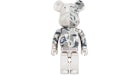 Bearbrick x BAPE 迷彩鯊魚 1000% 銀色