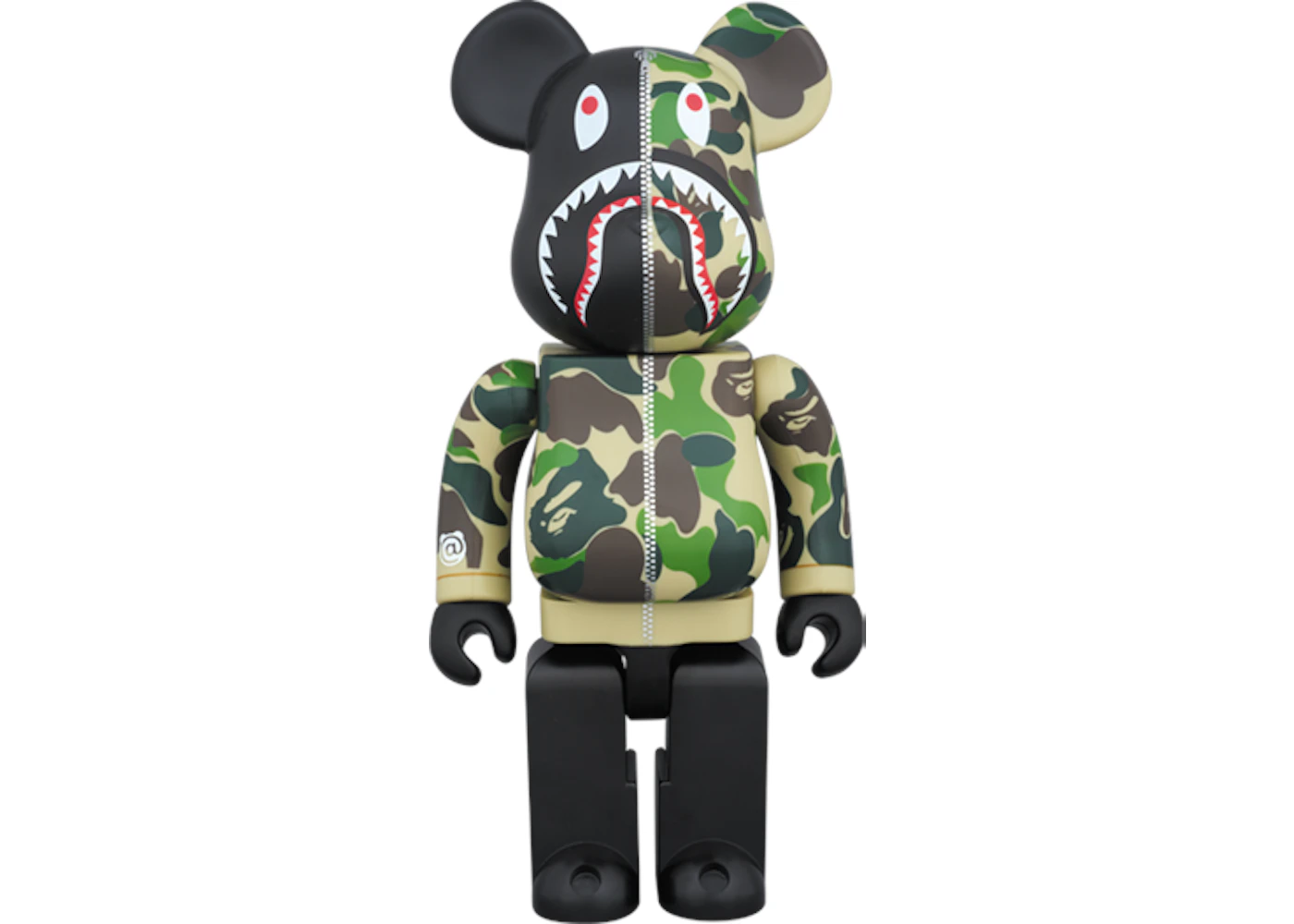 Bearbrick x BAPE Camo Shark 400% Green - US