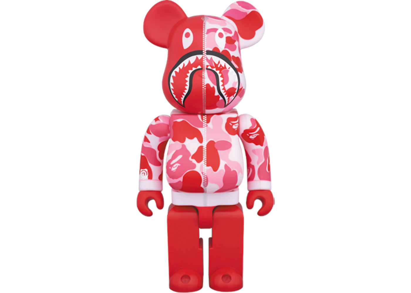 BE@RBRICK BAPE SHARK SELANGOR 400% Bearbrick x BAPE Camo Shark 400% Pink - US