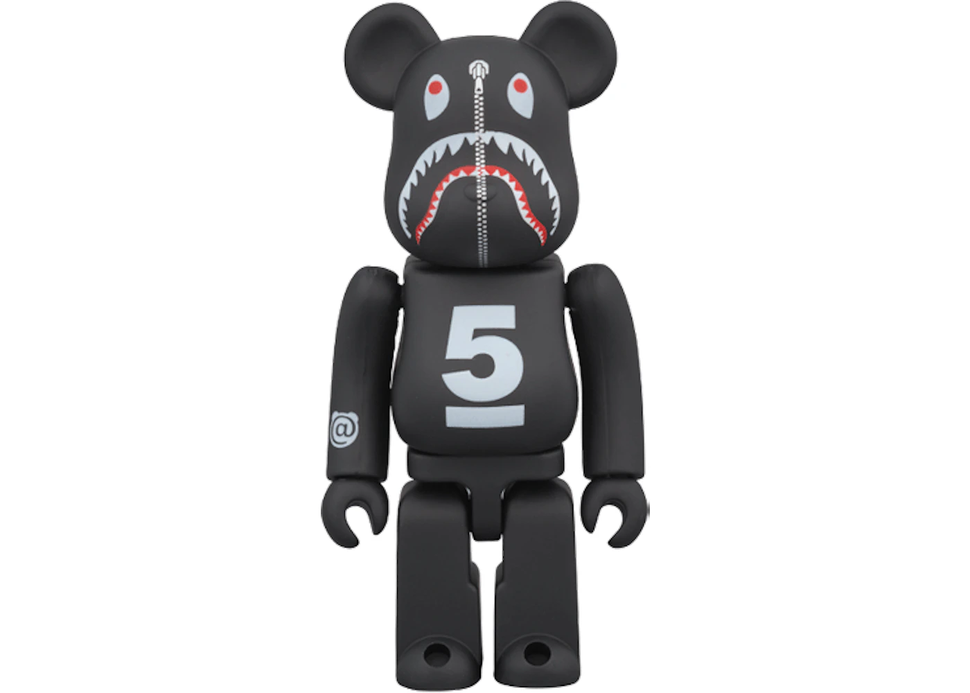 Bearbrick x BAPE DSMG 5th Shark 100% Black - US Bearbrick x BAPE DSMG 5th Shark 100% Black - US
