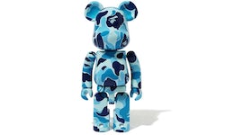 Bearbrick x BAPE Medicom Toy ABC Camo Chogokin 200% Blue