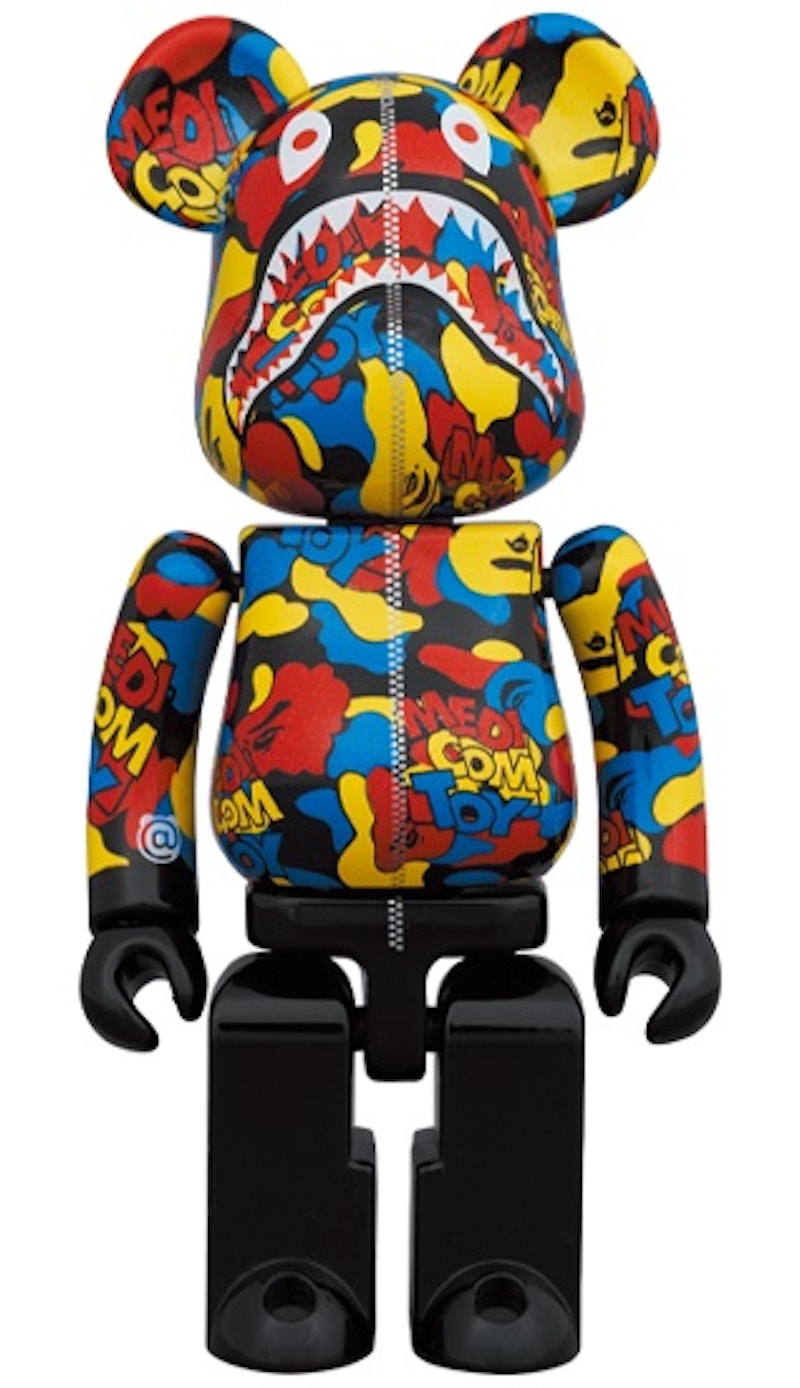 Bearbrick x BAPE Medicom Toy Camo Shark Chogokin 200% - US