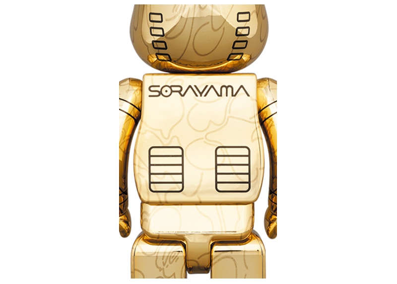 Bearbrick x BAPE x Hajime Sorayama Baby Milo 100% & 400% 4x Set ...