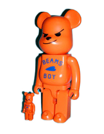 Bearbrick x BEAMS BOY 100% & 400% Set Orange - US