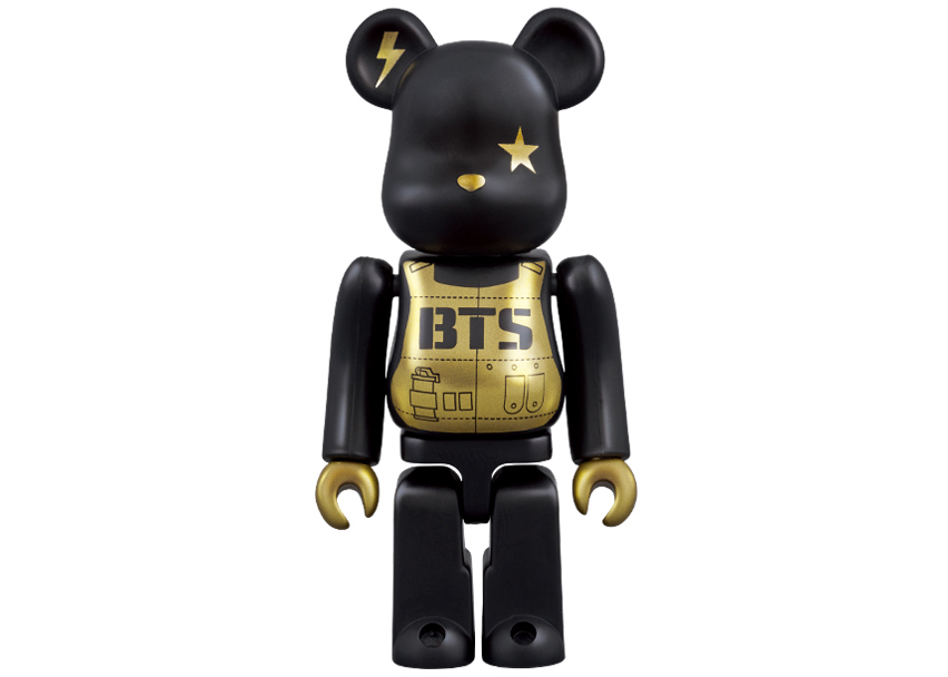 Bearbrick x BTS 100% Black/Gold - US