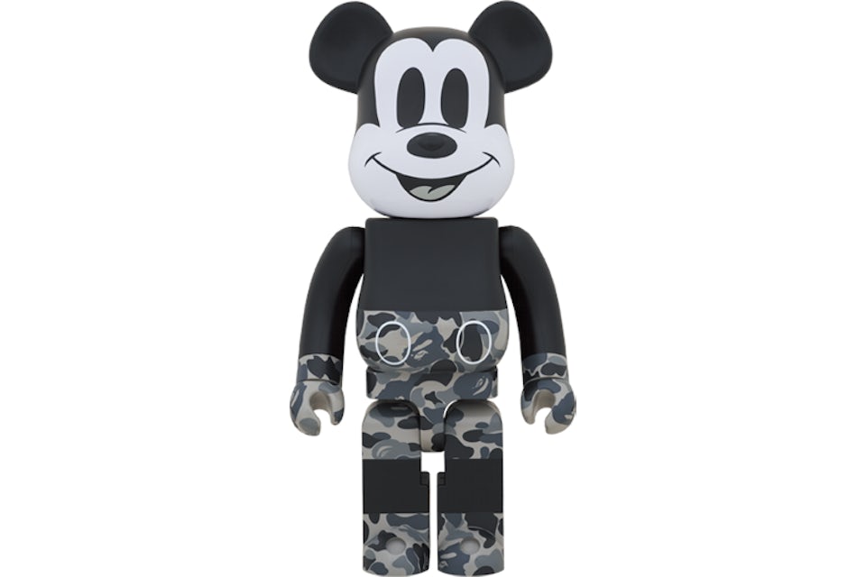 Bearbrick x Bape Mickey Mouse Monotone 1000%