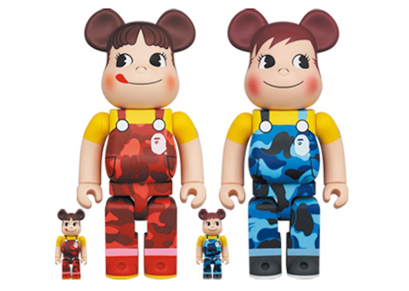 Bearbrick x Bape Peko-chan & Poko-chan 1000% Set - US