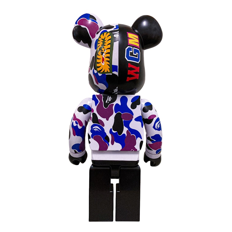 Bearbrick x Bape Shark Hong Kong 15th Anniversary 1000% Purple 