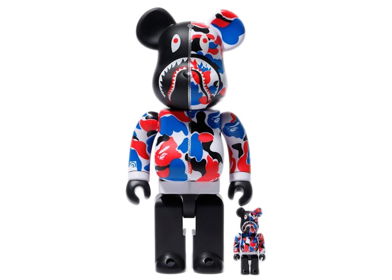 Bearbrick x Bape Shark London Store 100% & 400% Set