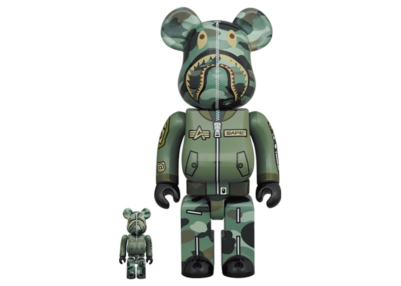 BAPE NBHD SHARK BE@RBRICK 100% 400% | nate-hospital.com