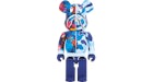 Bearbrick x Bape x Mika Ninagawa Shark 1000% Blue