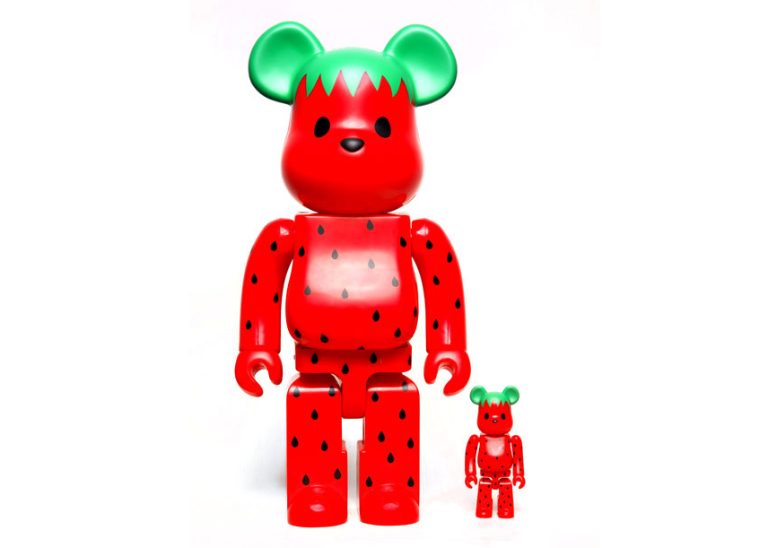 Bearbrick x CLOT x Levi's Artist Series Strawberry 100% & 400% Set 