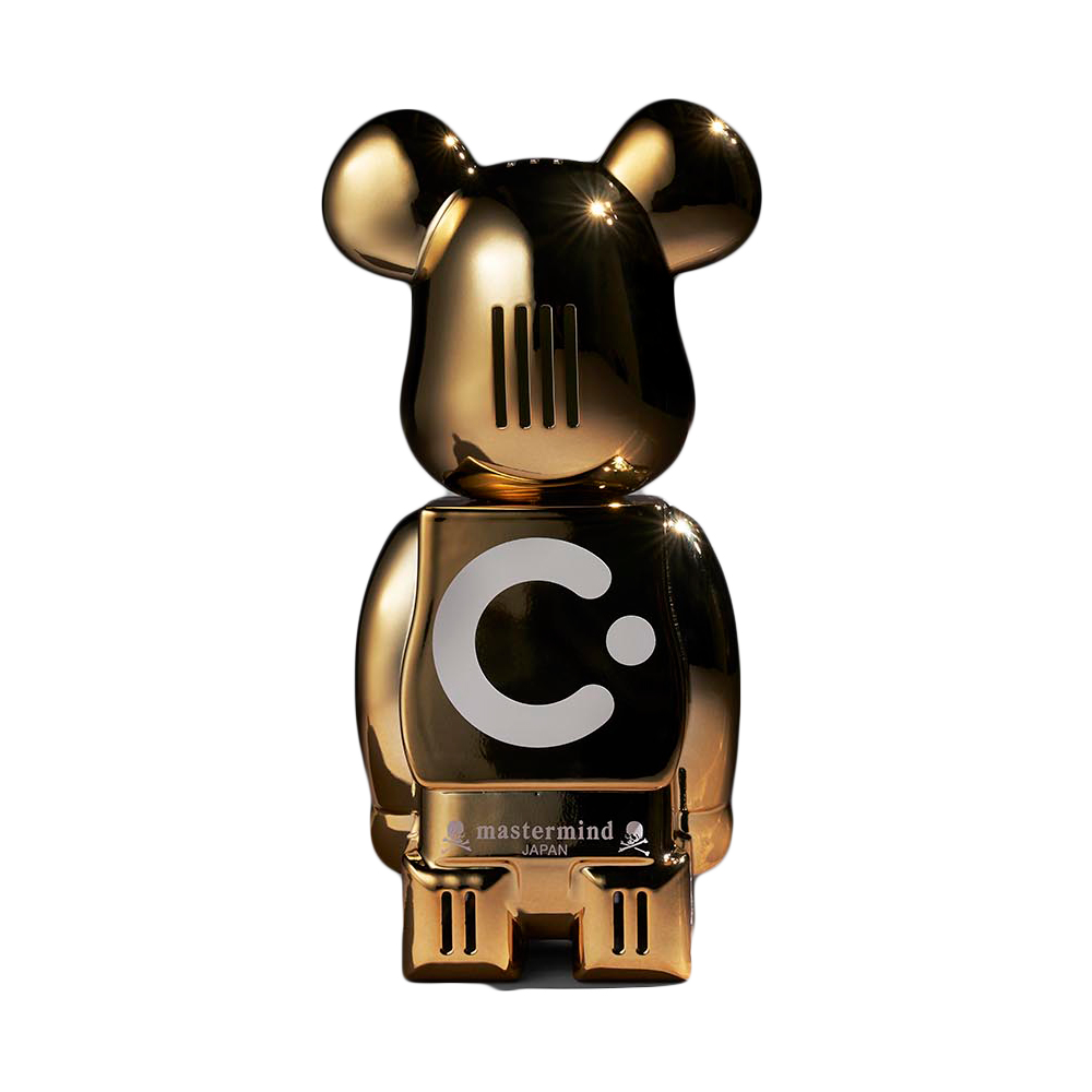 Bearbrick x Cleverin x Mastermind 200% Air Freshener Figure Gold - US