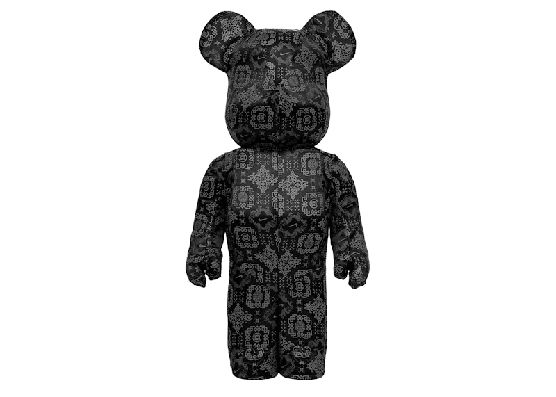 Bearbrick x Clot x Nike 1000% Black Silk - US