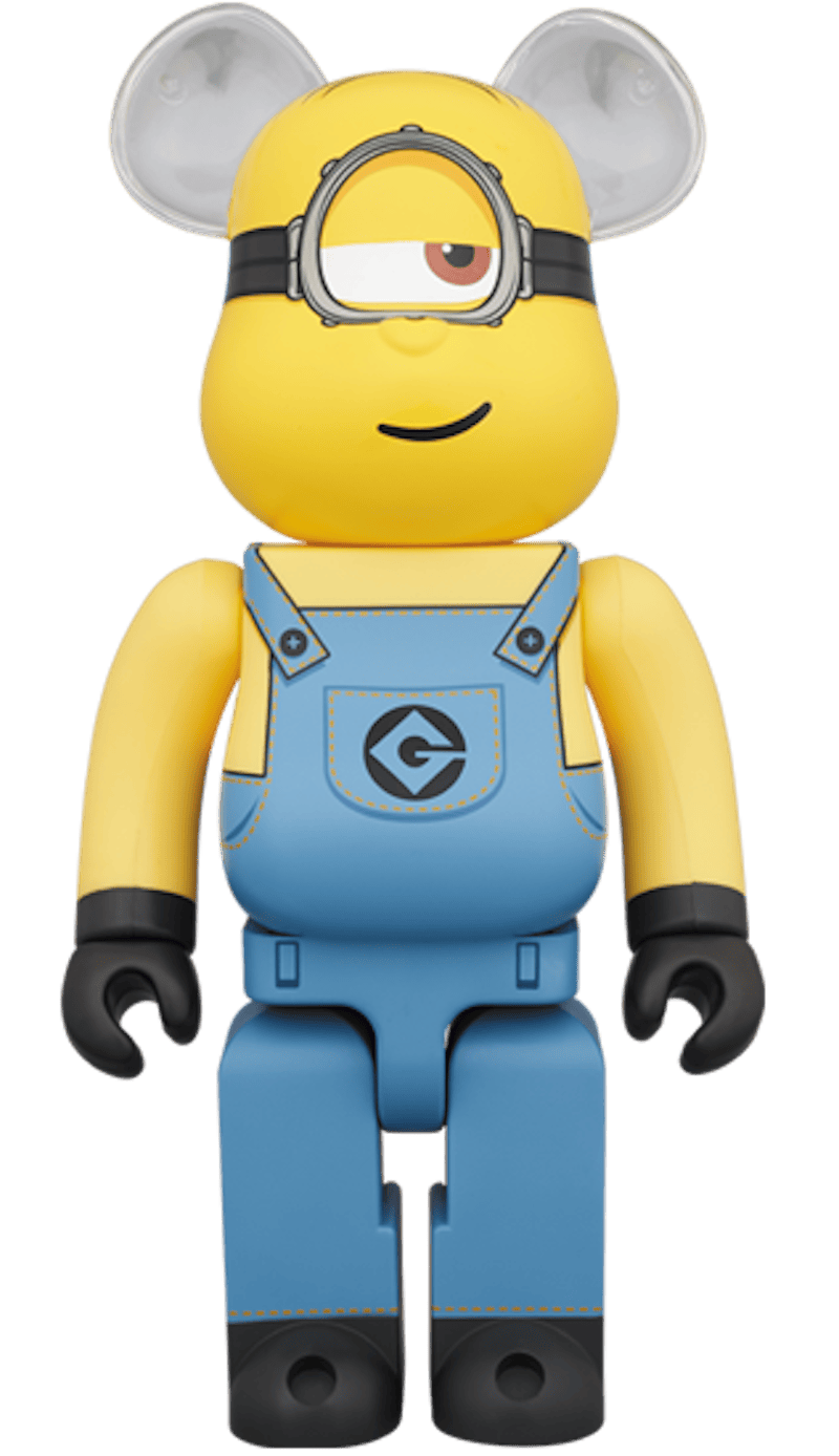 Bearbrick x Descipable Me Stuart 1000% Amarillo