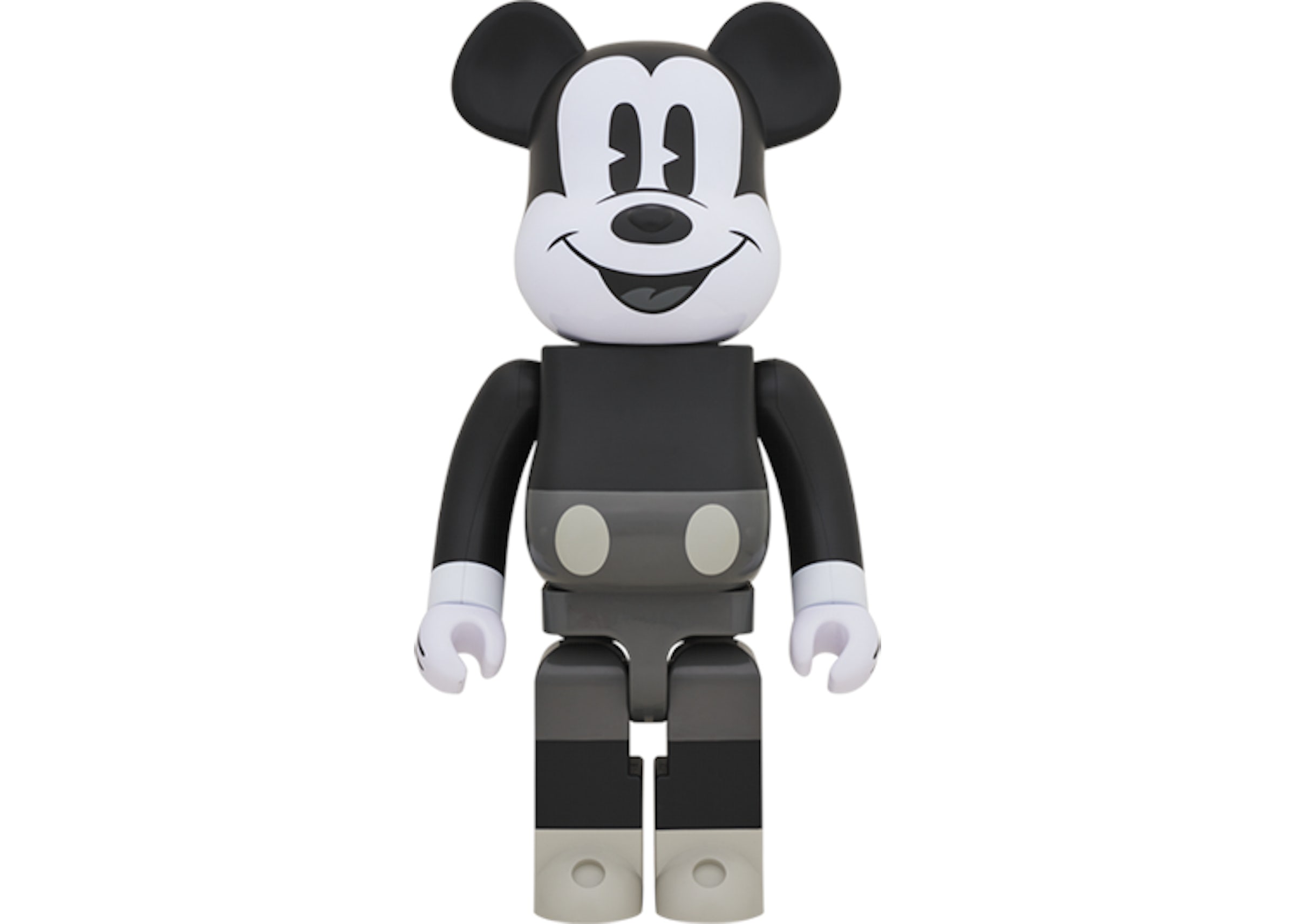 Bearbrick x Disney Mickey Mouse B&W Version 1000% Multi