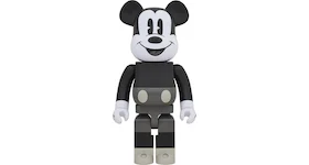 Bearbrick x Disney Mickey Mouse B&W Version 1000% Multi