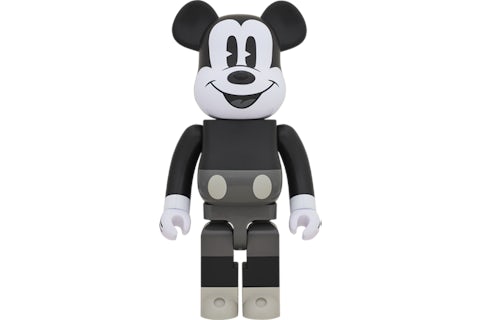 Bearbrick x Disney Mickey Mouse B&W Version 1000% Multi - US Bearbrick x Disney Mickey Mouse B&W Version 1000% Multi - US