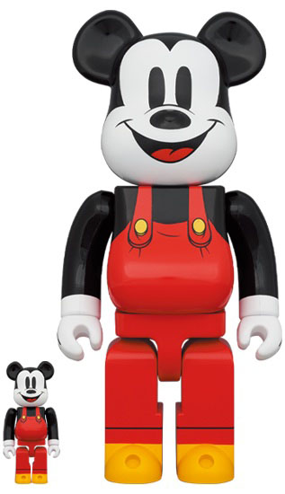 Bearbrick BAPE(R) Disney Mickey Mouse 100% & 400% Set - US