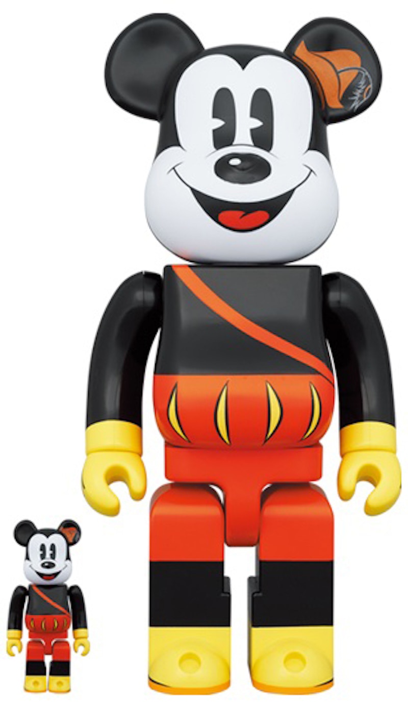 Bearbrick x Disney Mickey the Bard 100% & 400% Set