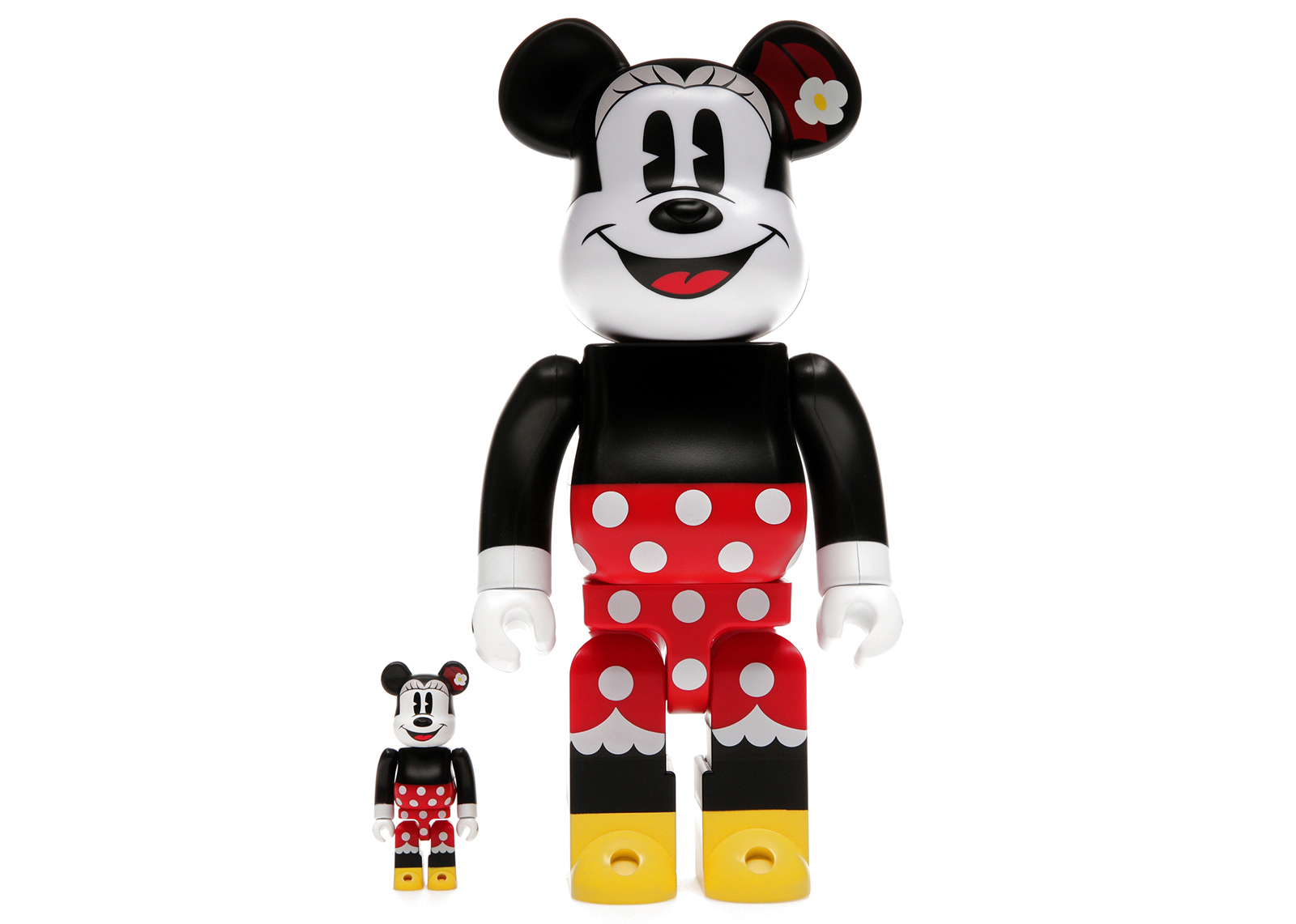 Bearbrick x Disney Fragmentdesign Mickey Mouse 100% & 400% Set 