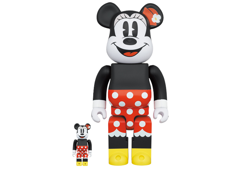 Bearbrick x Disney Minnie Mouse 100% & 400% Set