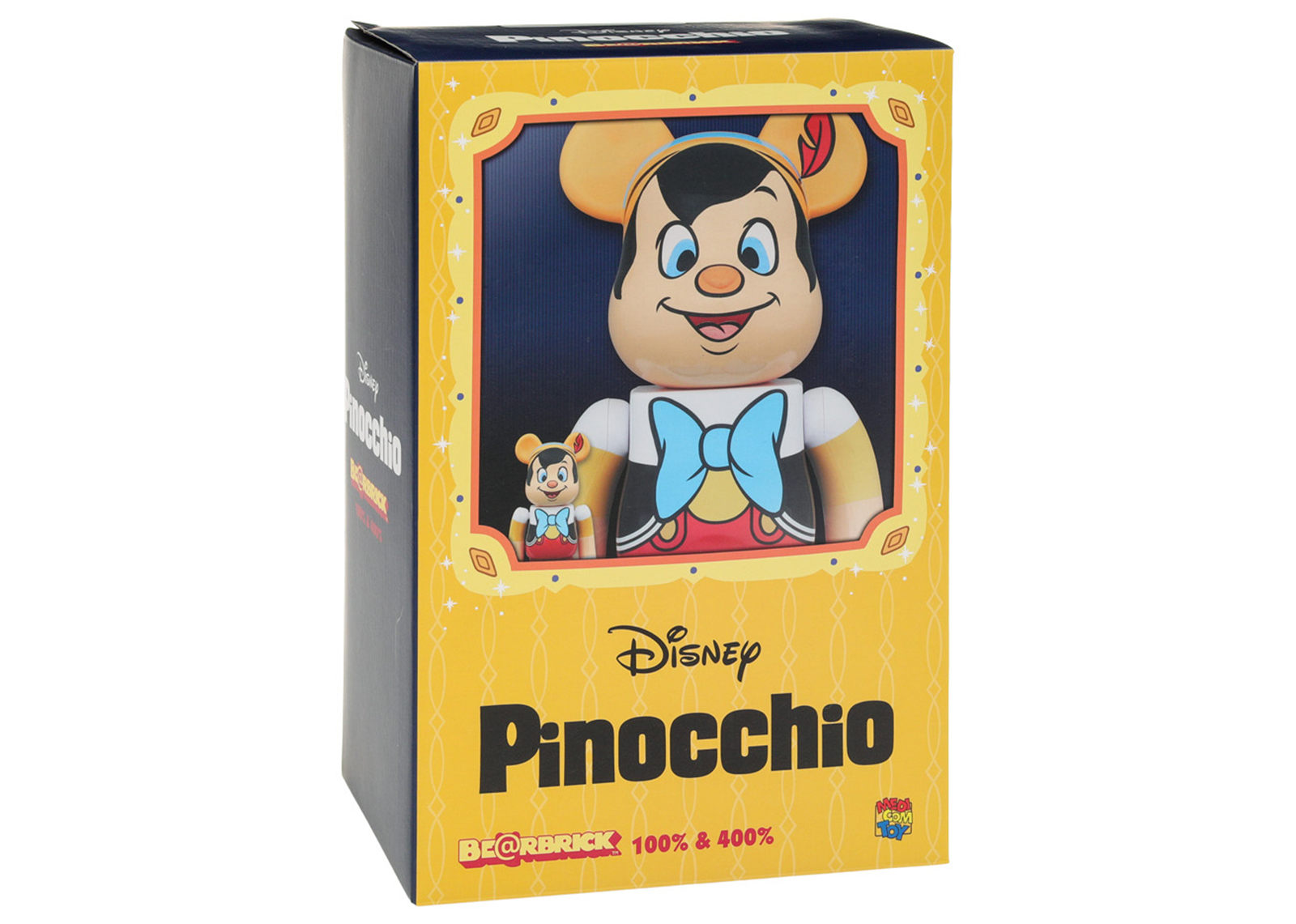 Bearbrick x Disney Pinocchio 100% u0026 400% Set - GB